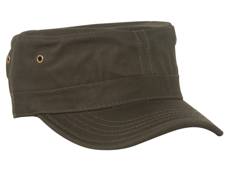 Mega Cap Enzyme Regular Solid Army Caps-Olive W35S45D (One Size) - Image 2